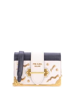 Prada Cahier Crossbody Bag Embellished #280853P17B